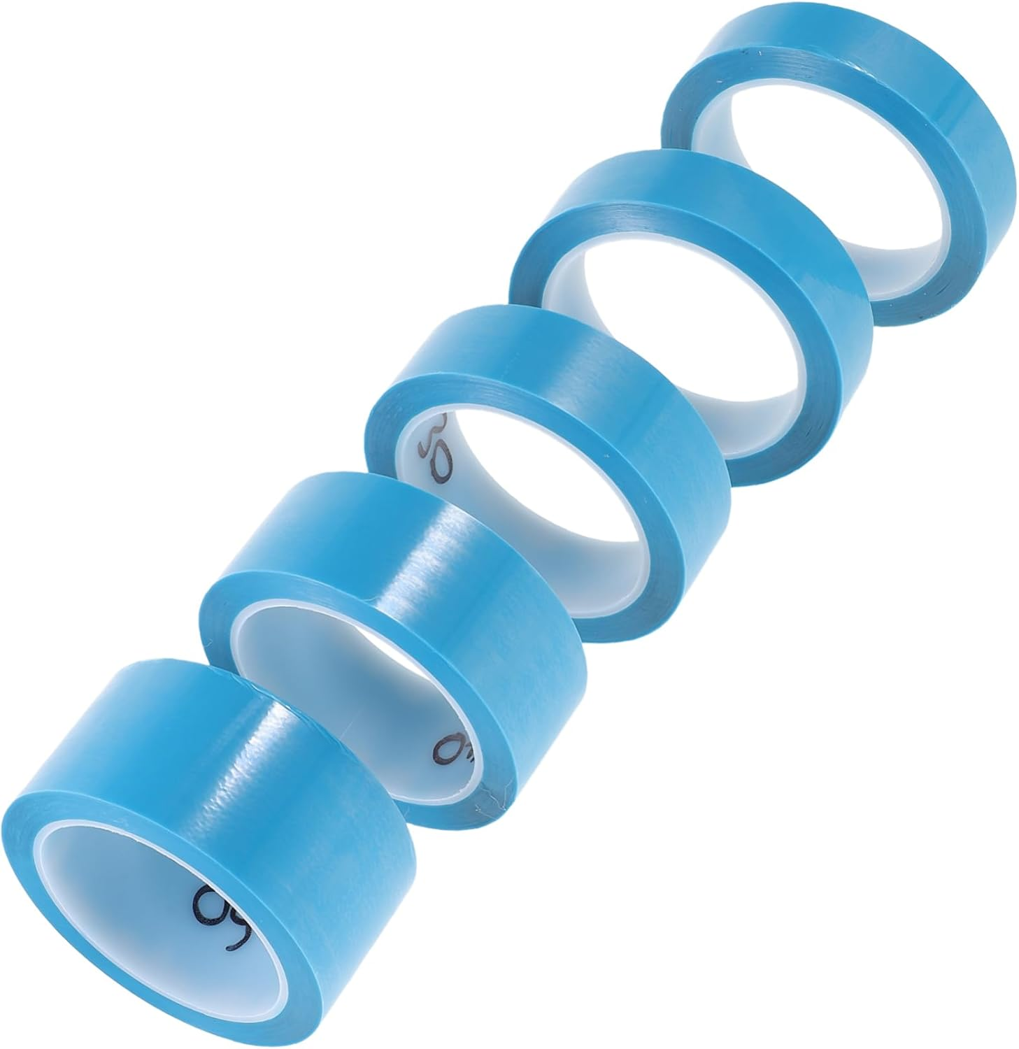 KICHOUSE Automotive Paint Masking Tapes 5 Rolls 50M Long Strong Adhesion Residue-Free for DIY Random Color image number 5