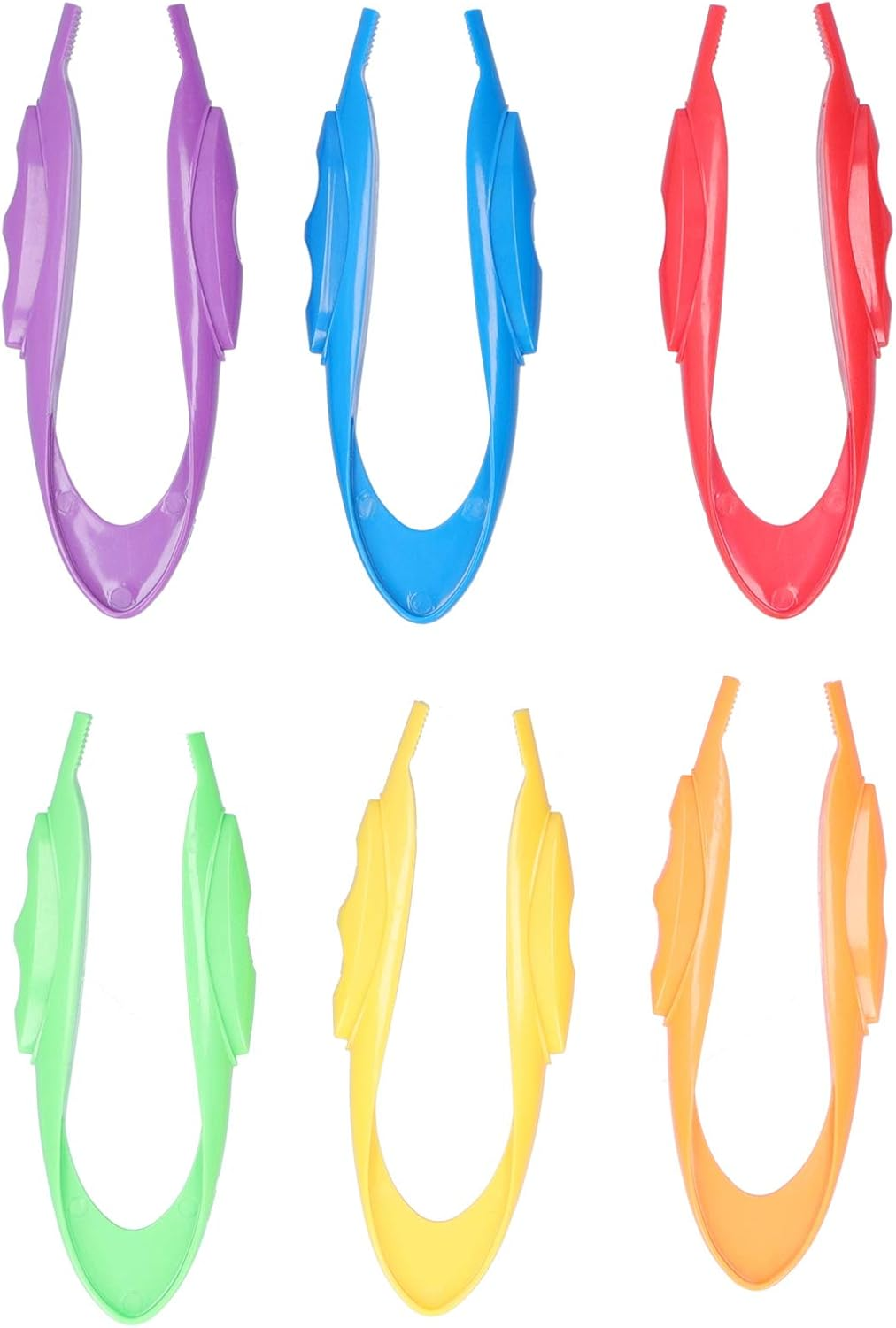 Joyzan Kids Tweezers, Plastic, Ergonomic, Colorful, 6 Pcs, Outdoor Exploration, Fine Motor Skill Development image number 5