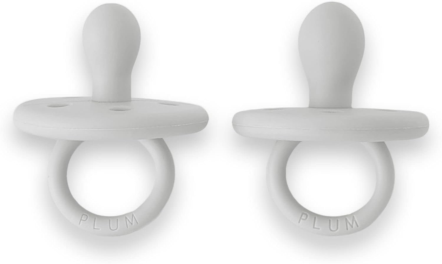 Plum Silicon Baby Soothers for 6-36 Months Babies, Ash image number 1