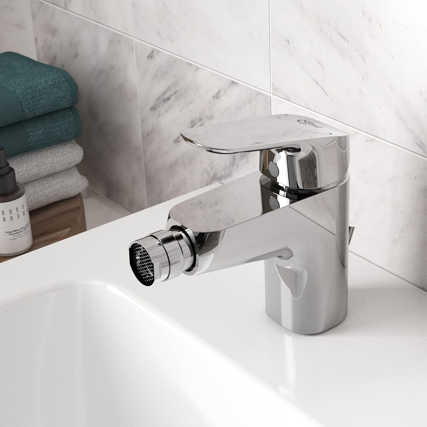 Ideal Standard B1718AA Ceraflex Bidet Mixer with Pull Button Waste image number 6