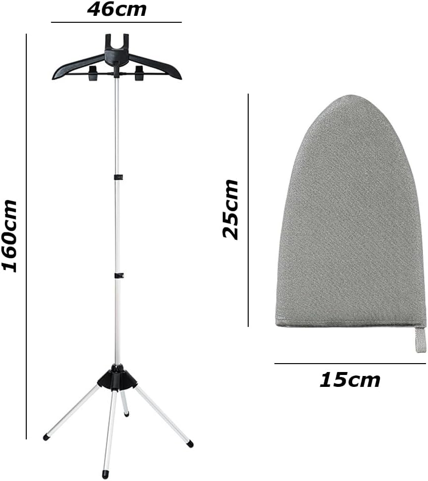 Ironing Stand Set,Steamer Ironing Gloves,Adjustable Standing Rack,Retractable Ironing Frame,Handheld Garment Hanger,For Home, Dry Cleaner,Steam Ironing image number 4