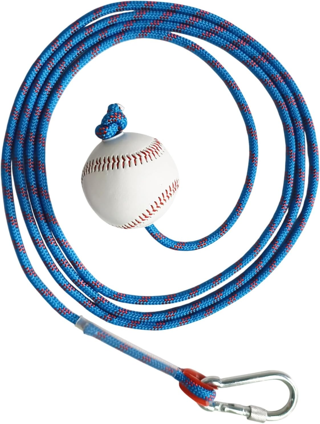Baseball Training Balls with Rope - Baseball Training Rope - Portable Pitching Practice Strap for Fielding Equipment Backyard image number 5