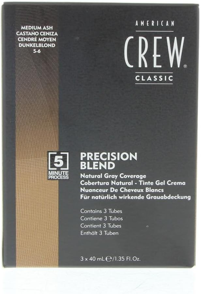 American Crew Precision Blend 3 X 40Ml Light Brown 5-6