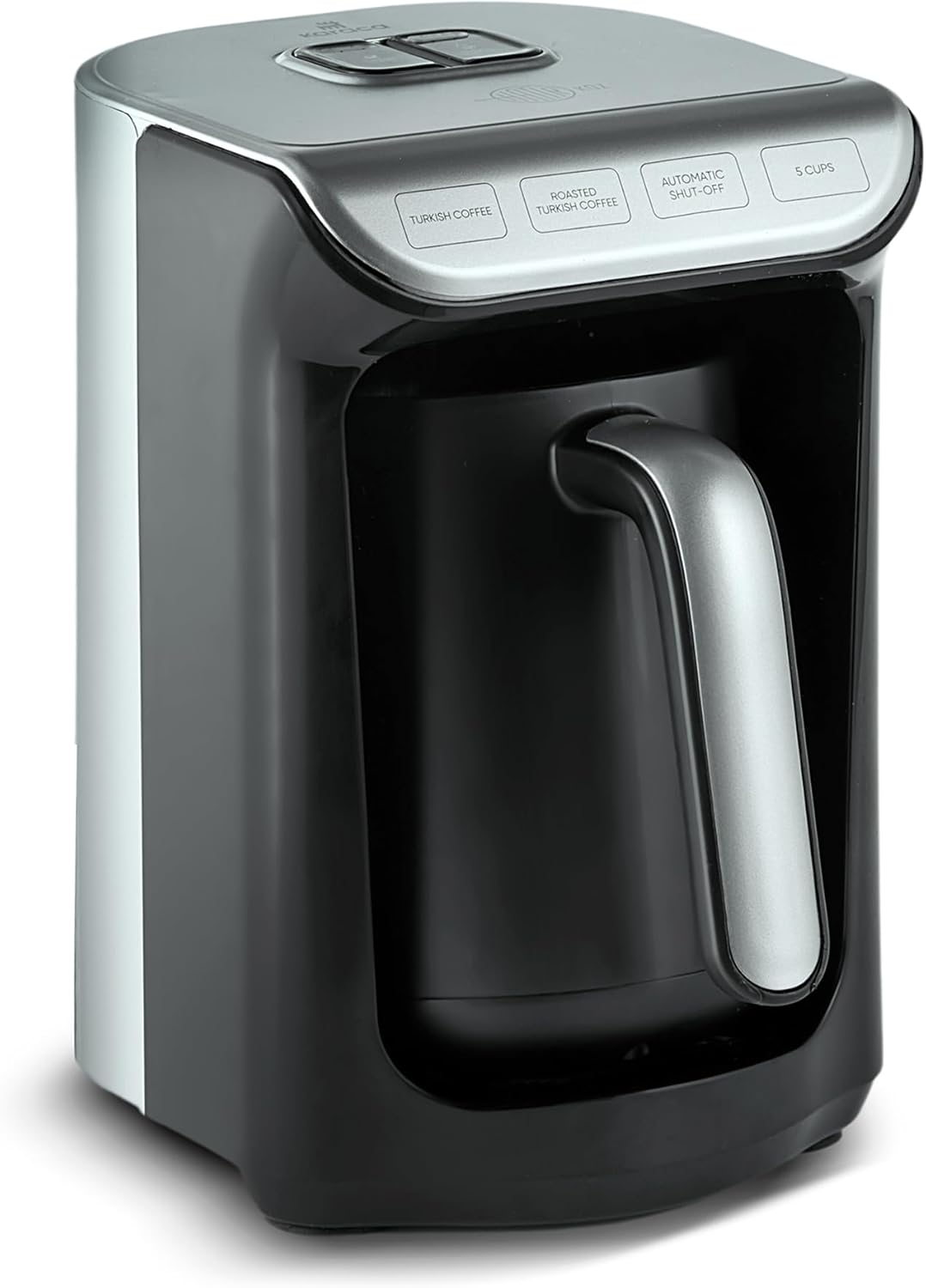 Karaca Hatır K&ouml;z 5 Cup Capacity Turkish Coffee Machine, Anthracite