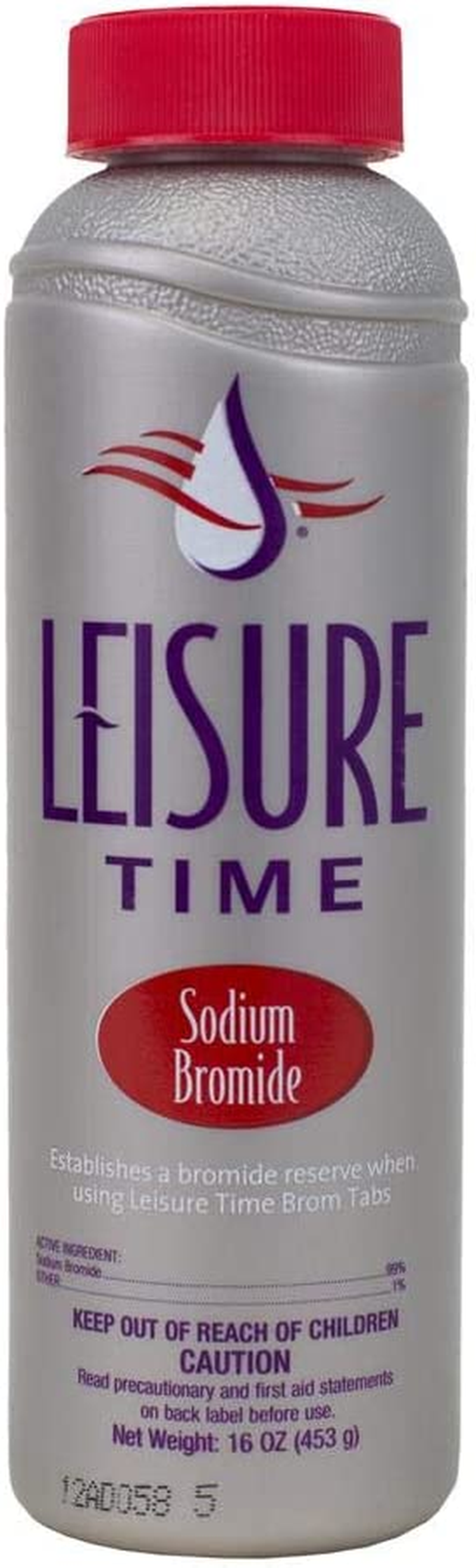 LEISURE TIME BE1 Sodium Bromide, 1-Pound, Gray