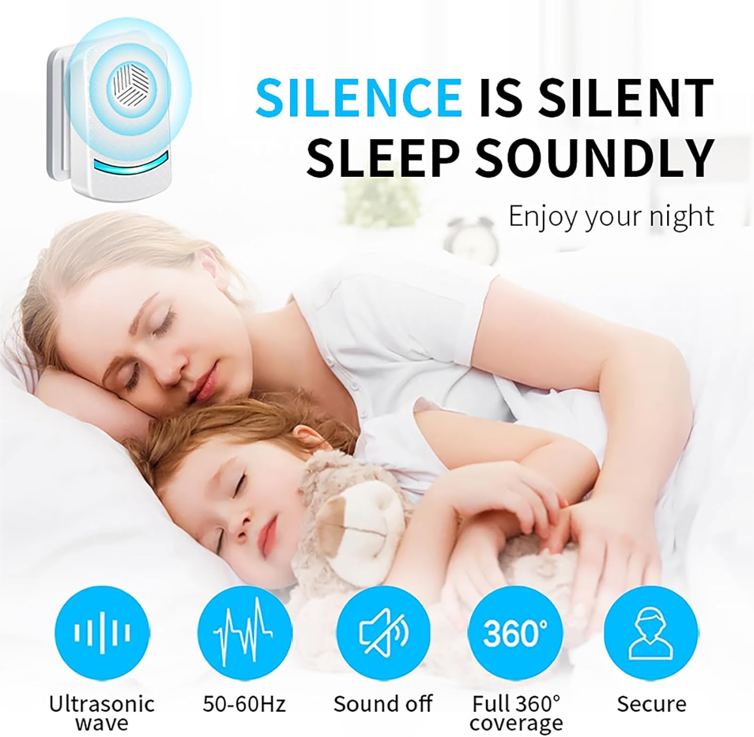 6 Packs Ultrasonic Pest Repeller, Rodent Repellent Ultrasonic, Pest Repellent Ultrasonic Plug in for Insect Roaches Ant Bugs Spider Mouse for House Kitchen Garage Warehouse image number 4