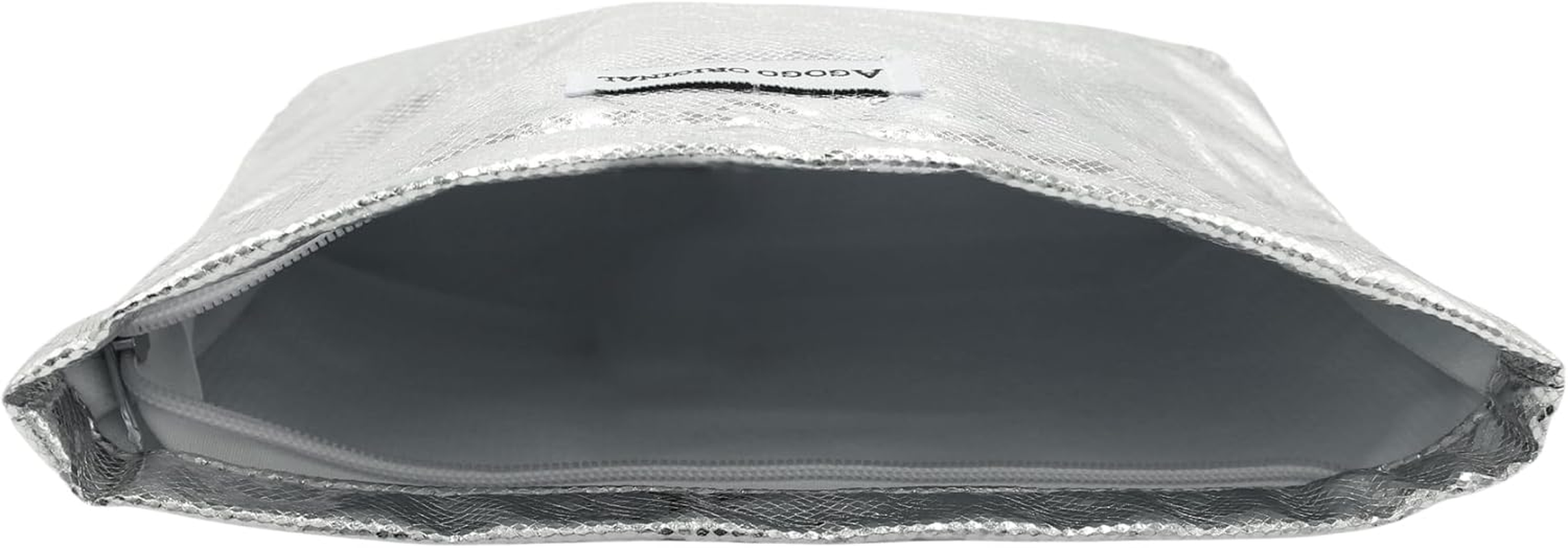 DDPOND Sparkly Makeup Bag Toiletry Bag for Women Lightweight Waterproof Cosmetic Bag Zipper Pouch Travel Accessories - Shiny Golden image number 3