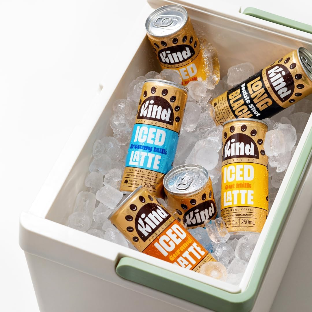 Kind Coffee Iced Oat Milk Latte - Cold Brew Ready to Drink Coffee, No Artificial Colours or Flavours, 250Ml (Pack of 12) image number 2