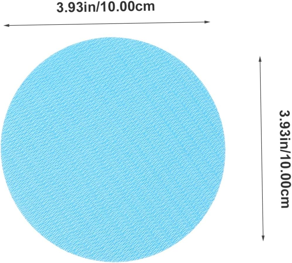 STOBOK 36Pcs Gym Floor Poly Dots Spot on Floor Markers Kindergarten Carpet Spots Line up Dots Football Training Disc Carpet Spots for Classroom Carpet Markers Toddler Label Nylon Round image number 3