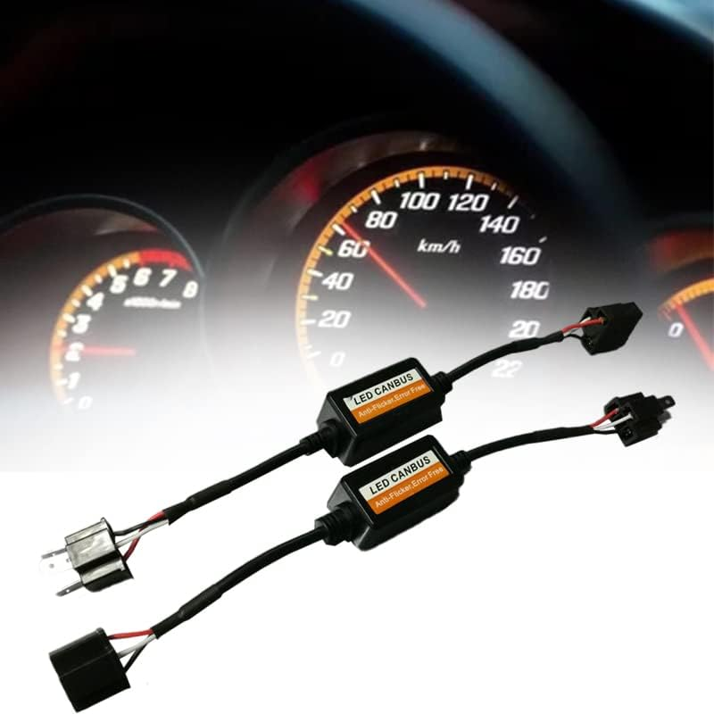 AIMALL 2Xh4 Canbus Decoder Canceller Load Resistor for LED Headlight Conversion Kit，Eliminates Dashboard Warnings & Radio Interference image number 1