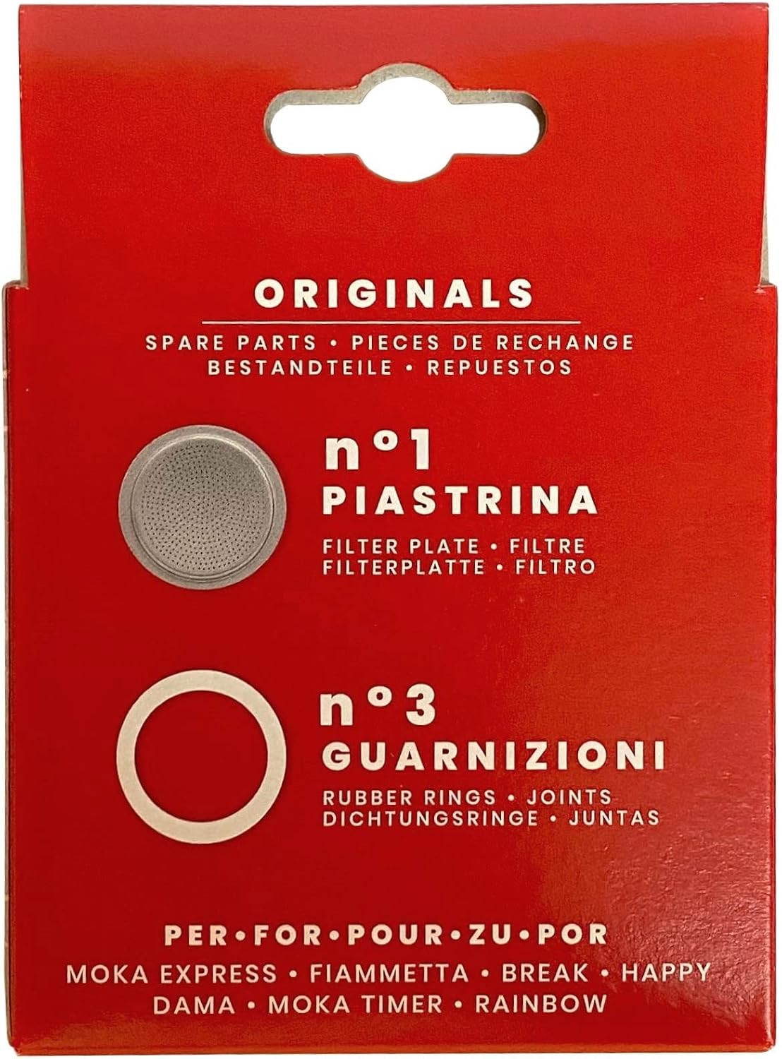 Bialetti Gasket and Filter for 6 Cups Mokka DAMA Coffee Machine image number 1