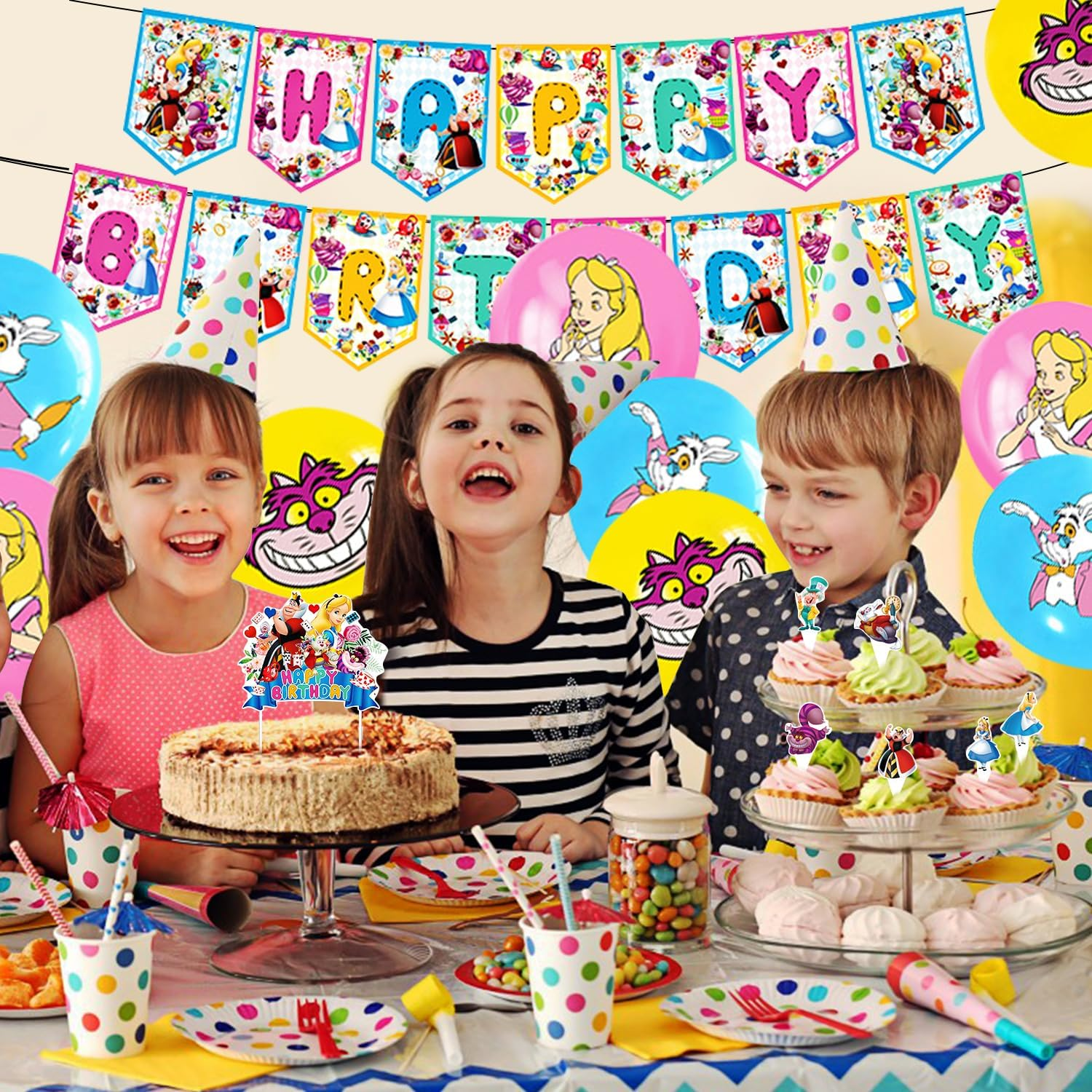 Birthday Decoration, Pack of 29, Party Decoration, Balloons, Latex Balloons, Happy Birthday Banner, Topper, for Children'S Birthday image number 5