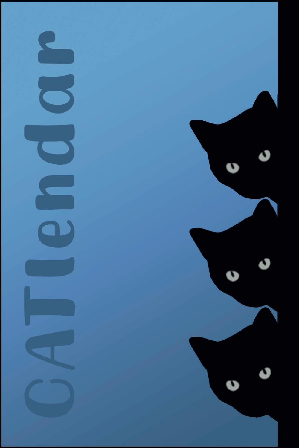 Three Shady Cats Calendar Notebook 2024-2025-2026 | Catlendar 3-Year Planner | Three Year Personal Organiser Dedicated for Cat Lovers