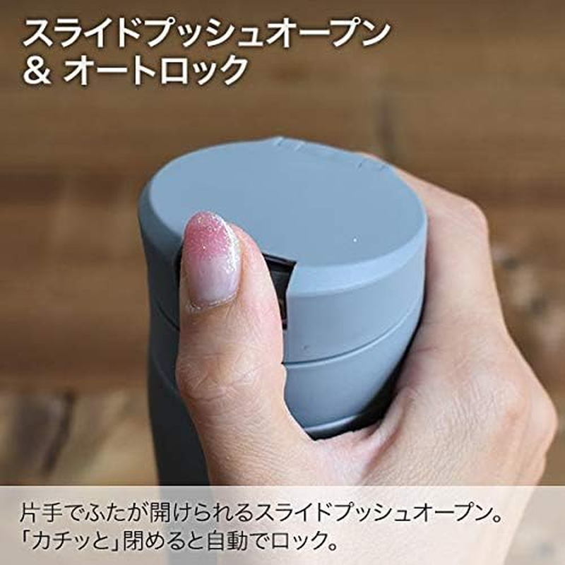 Tiger MCX-A502RO Tiger Water Bottle, 16.9 Fl Oz (500 Ml), Sahara Mug, Stainless Steel Bottle, One-Touch, Lightweight, Red Oak image number 6