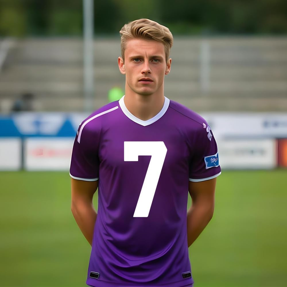 Iron on Numbers, Iron on Numbers for Jersey, Jersey Numbers, Heat Transfer Stickers 8 Inch Number 0-9 Black Set Iron on Patches DIY Design for T-Shirt Jersey Team Uniform Sports image number 5