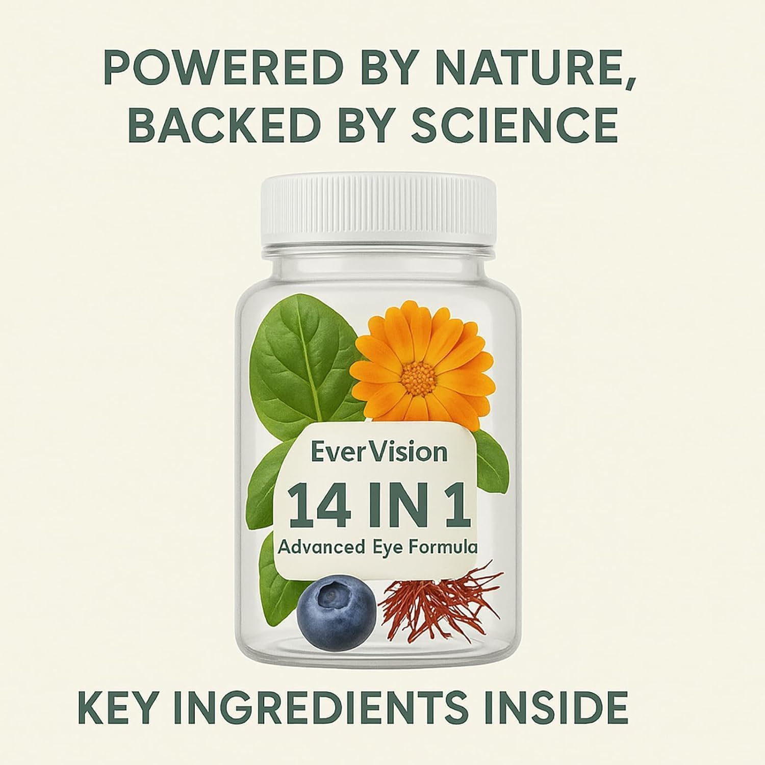 NEW 14 in 1 Advanced Eye Formula - 60Pcs,1Pcs