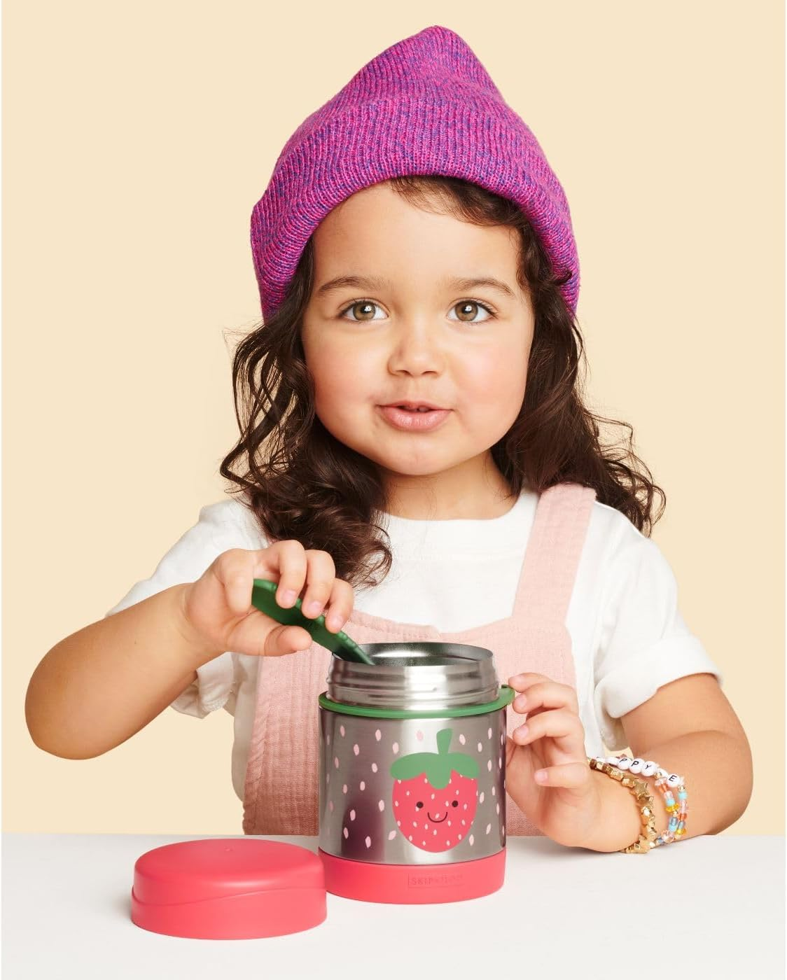 Skip Hop Insulated Baby Food Jar, Sparks, Strawberry