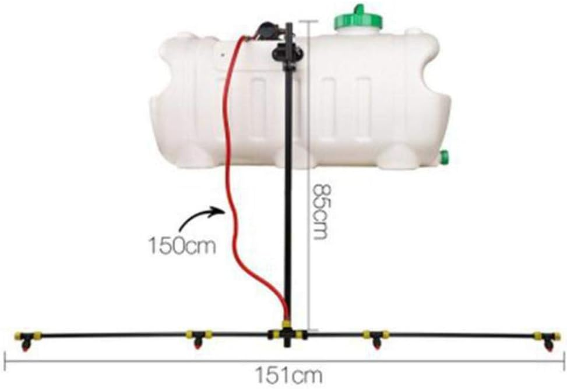 Giantz Weed Sprayer 100L Garden Weeds Killer Spot Sprayers Pump Pressure Lawn Plants Mist Boom Spray Tank, Farm Agricultural Equipment, 80PSI Diaphragm Pumps with 1.5M Booms 4 Nozzles and 6M Hose image number 5