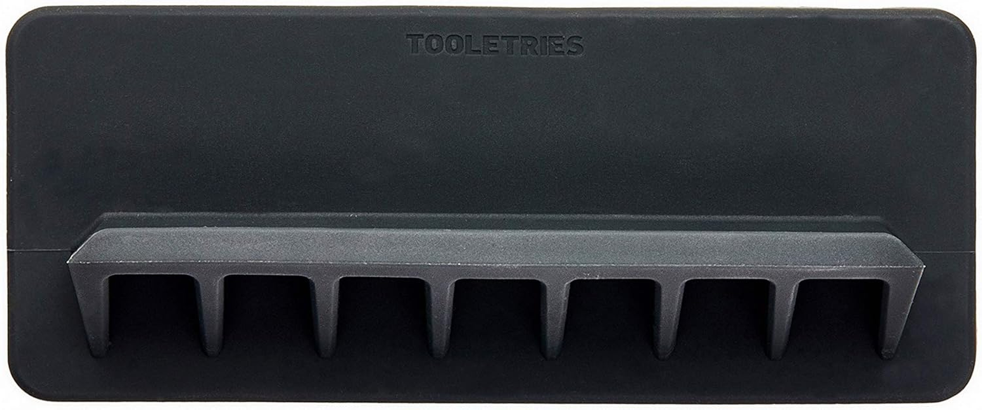 TOOLETRIES the Jack Phone Holder Designed for Shower Bath or Bathroom Mirror. Holds Any Phone Tablet Ipad Patented Silicone Grip Technology Glass Mirror Tiles Windows (Charcoal)