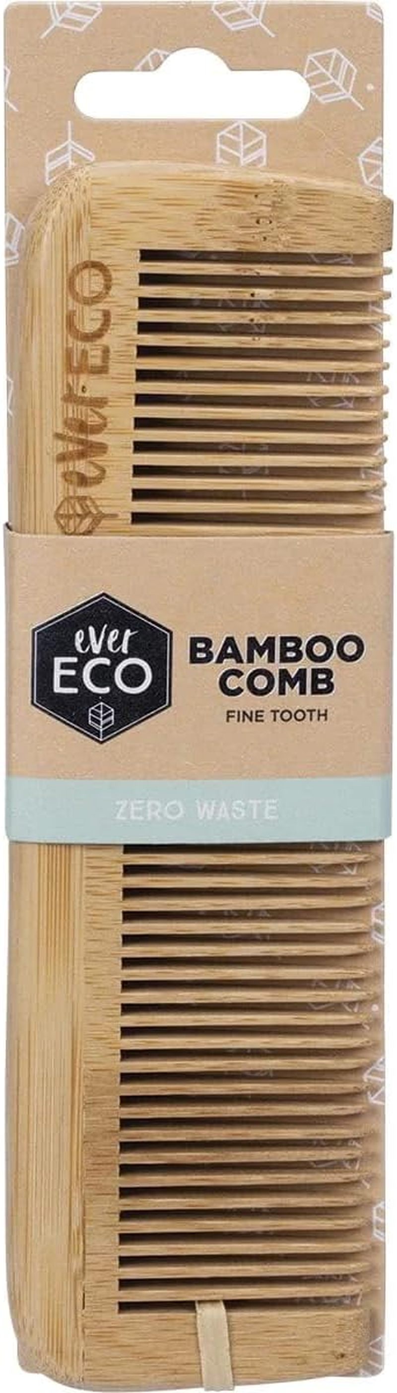 Fine Tooth Bamboo Comb - Ever Eco