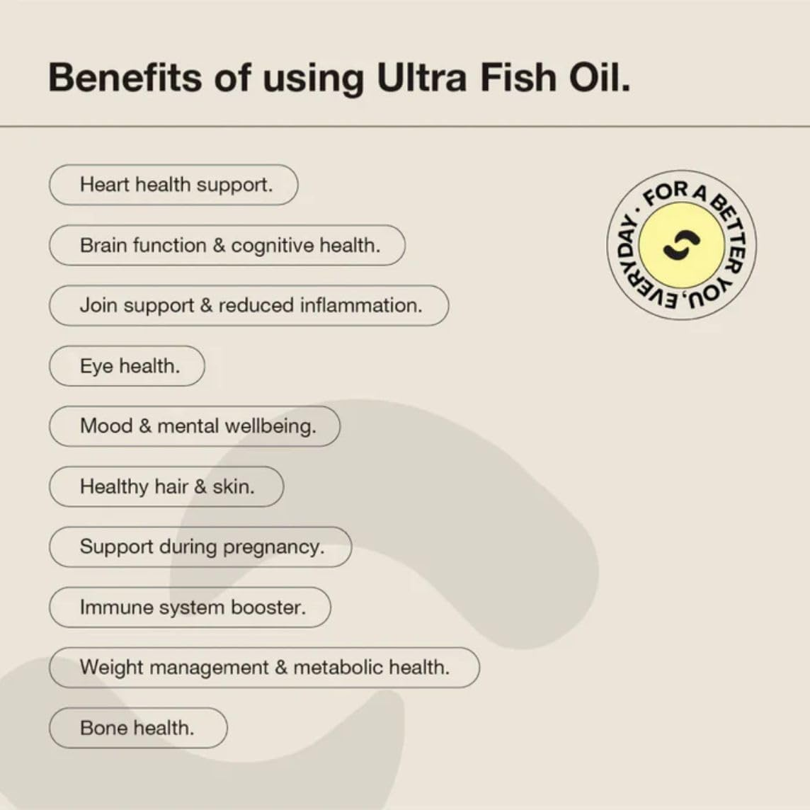 Switch Nutrition Ultra Fish Oil, 30 Softgel Capsules, 30 Serves, Omega-3 Fish Oil with EPA DHA DPA, 1000Mg, with Vitamin E image number 1