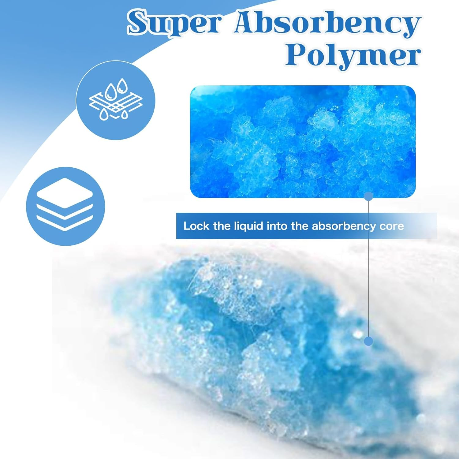 Baby Disposable Changing Pads 100 Pack Disposable Baby Underpads，Super Soft Ultra Absorbent Waterproof Mat 13 X 18 In