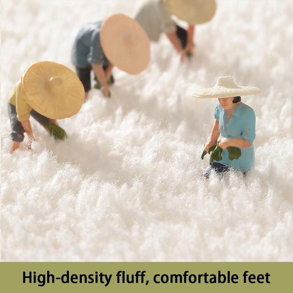 Round Kids Play Rug &ndash; Cute Animals Playmat with Zoo Theme, Super Soft Plush Non-Slip Area Rug, Washable Crawling Floor Mat for Kids Room, Bedroom, Playroom, Nursery (Green) image number 1