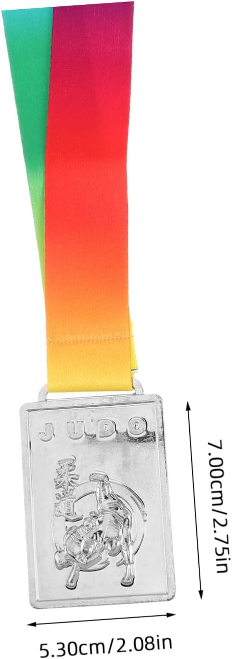 Alasum Gold Judo Medal for Martial Arts Competitions Durable Medal with Neck Ribbon Participation Award for Students and Versatile Recognition for School Events image number 3
