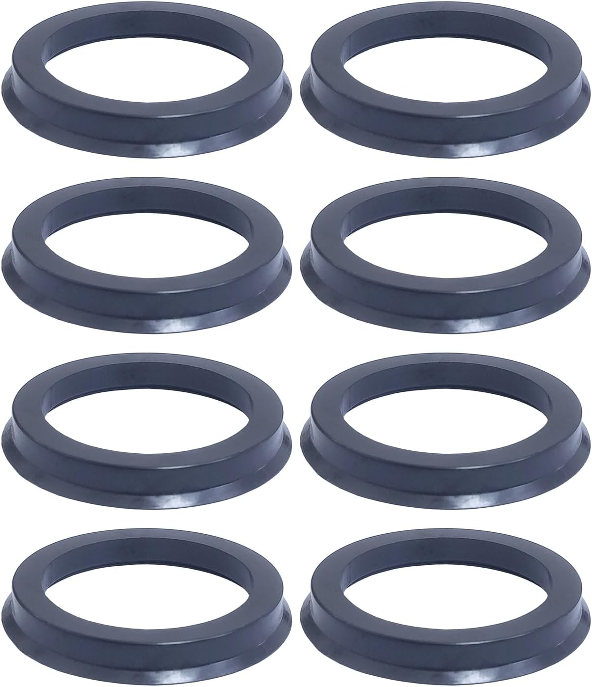 Auto-Plaza 8Pcs Car Hub Centric Rings 73.1Mm OD to 57.1Mm ID Hubrings for 73.1Mm Center Bore Wheels 57.1Mm Hub Bore image number 2