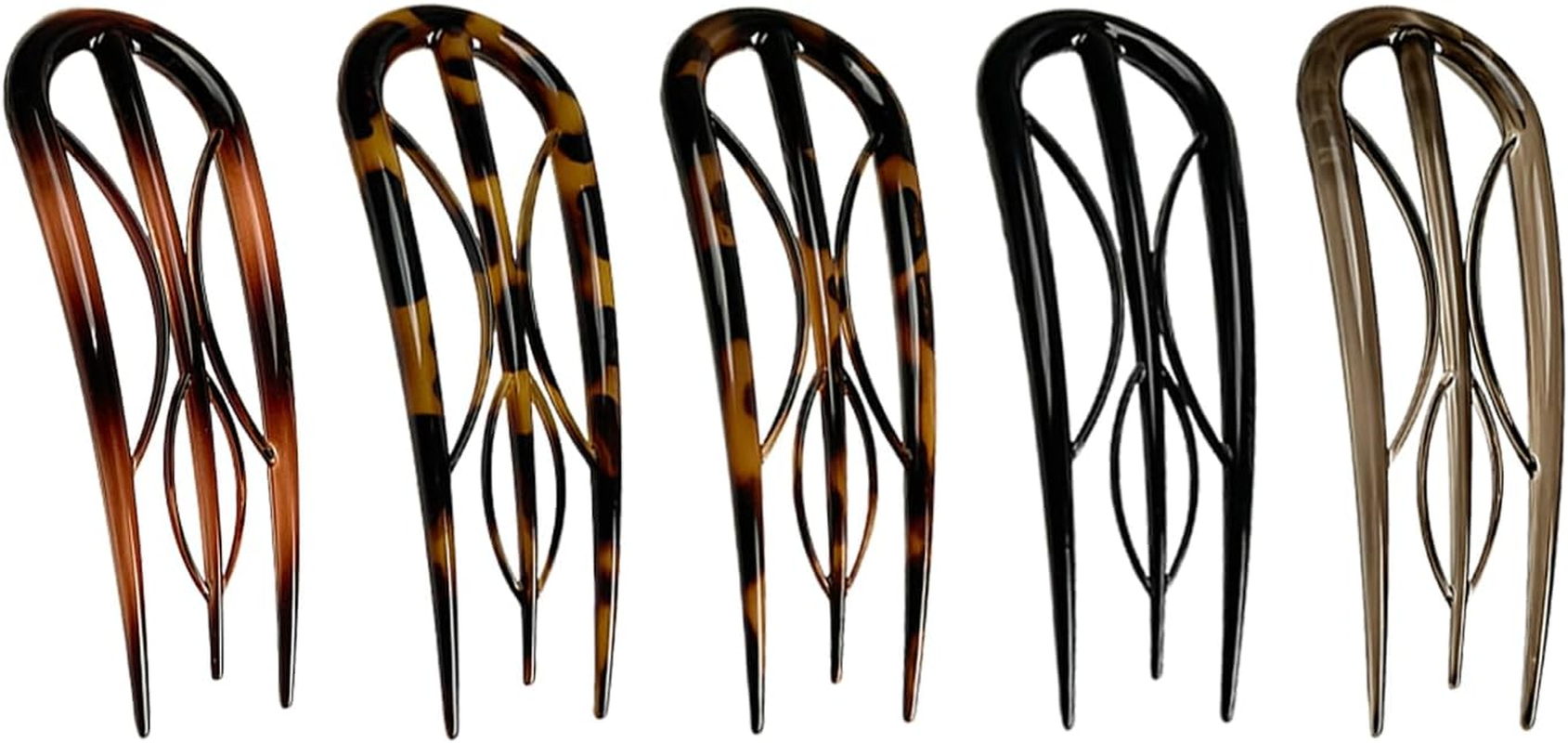 5 U Shaped Hair Clips, Simple and Fashionable Hair Accessories, Women'S Bun Hair Inserts, Hairpin, French Hair Clips, Hairstyle Accessories image number 5