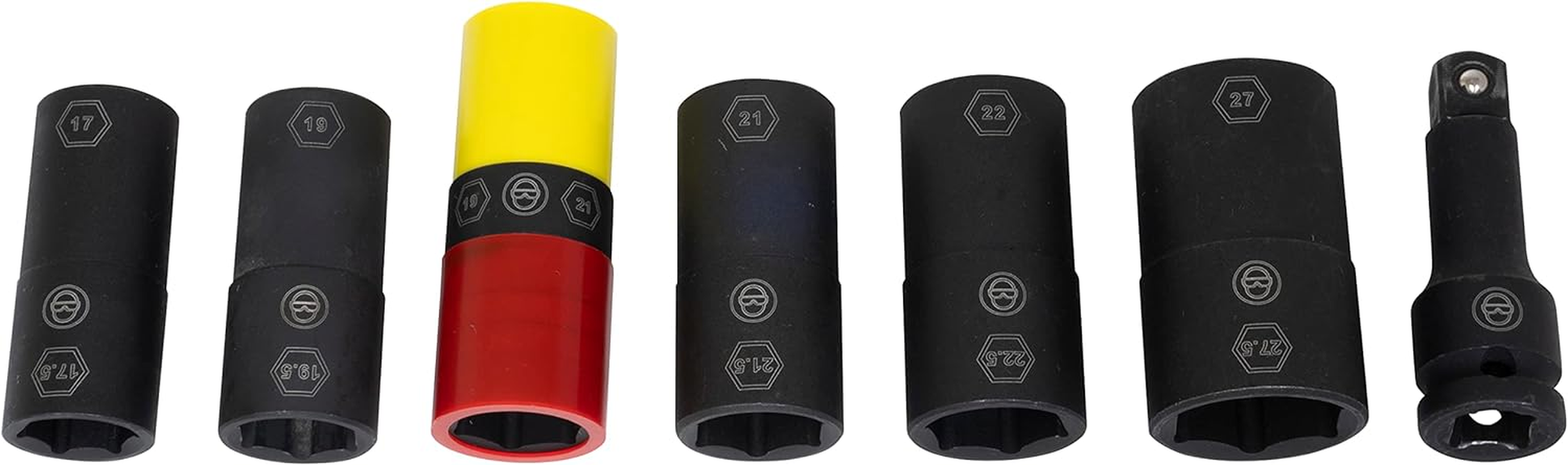 Lisle 12950 Flip Socket Set 7Pc