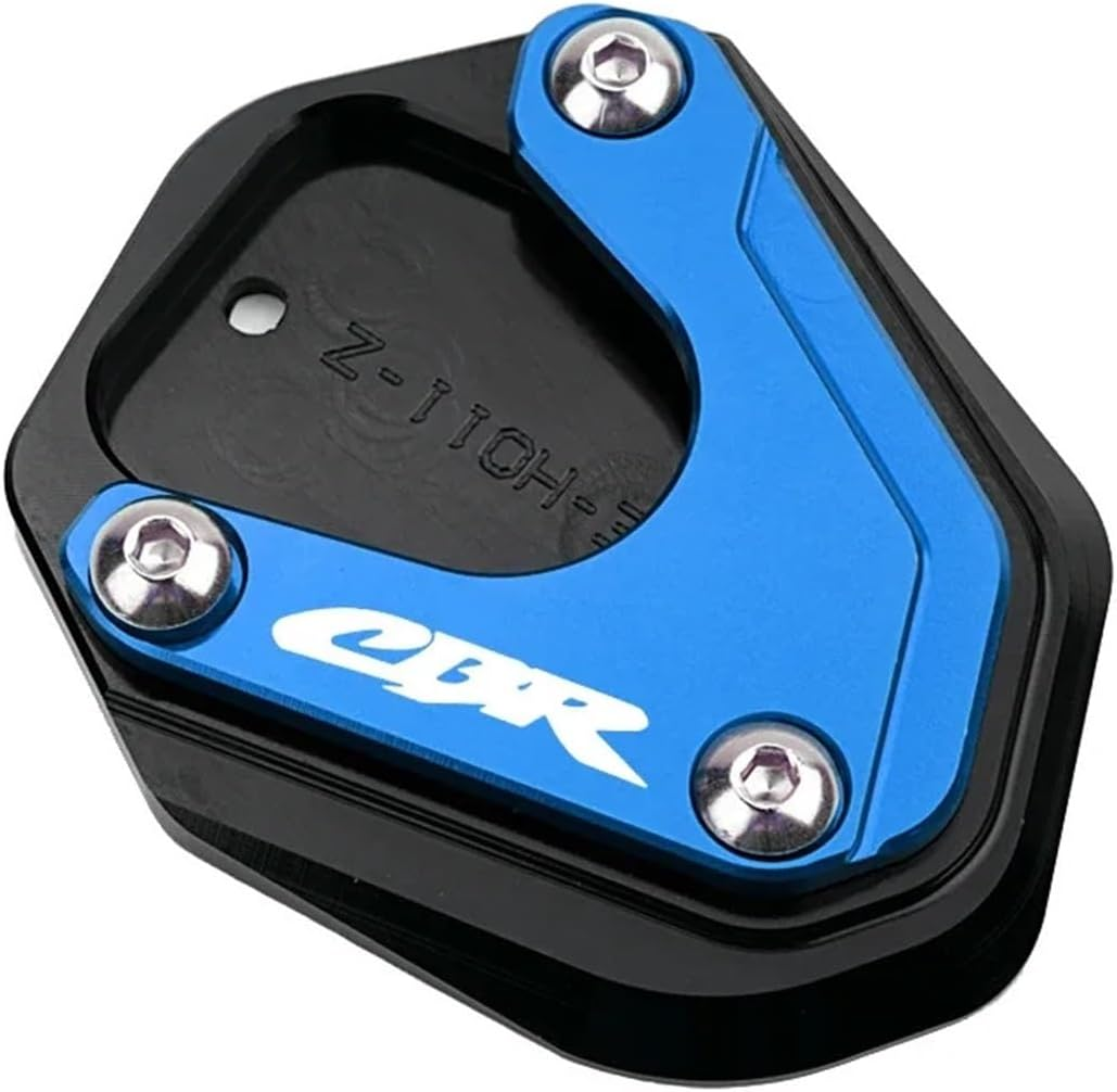 MKDRSRU Fit for H0Nda CBR650R CBR650F CBR 650R 650F CBR500R CBR300R 2014-2024 2025 Motorcycle Kickstand Extension Pad Side Stand Foot Plate(1 Pcs-Red)