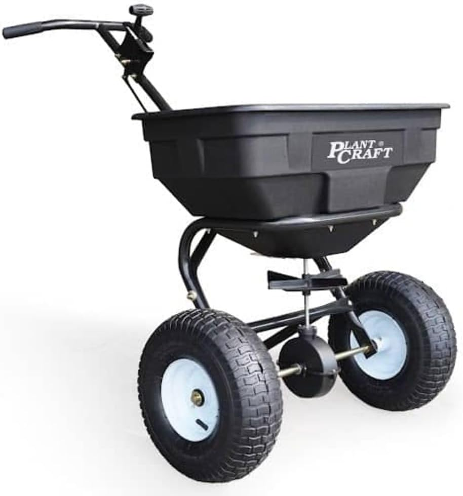 Plantcraft 56Kg Walk behind Broadcast Spreader, Rain Cover, Anti-Clog Screen image number 5