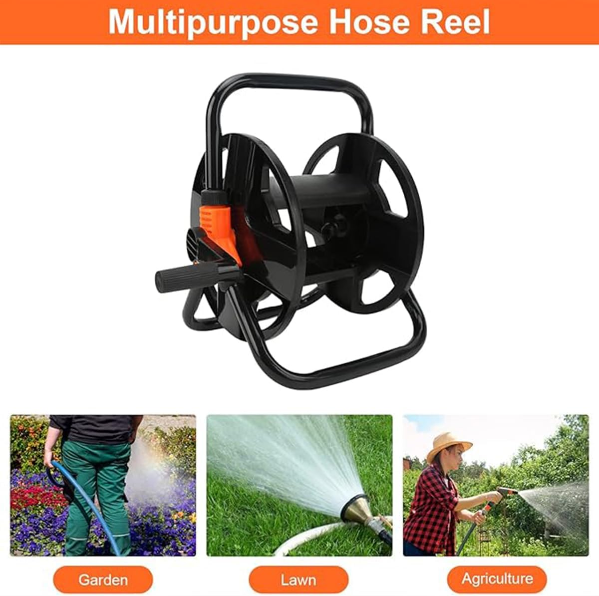 Household Car Wash Water Pipe Storage Rack Pipe Winding Tray Water Pipe Rack Winding Winding Wire Roller Garden Watering Flowers image number 6