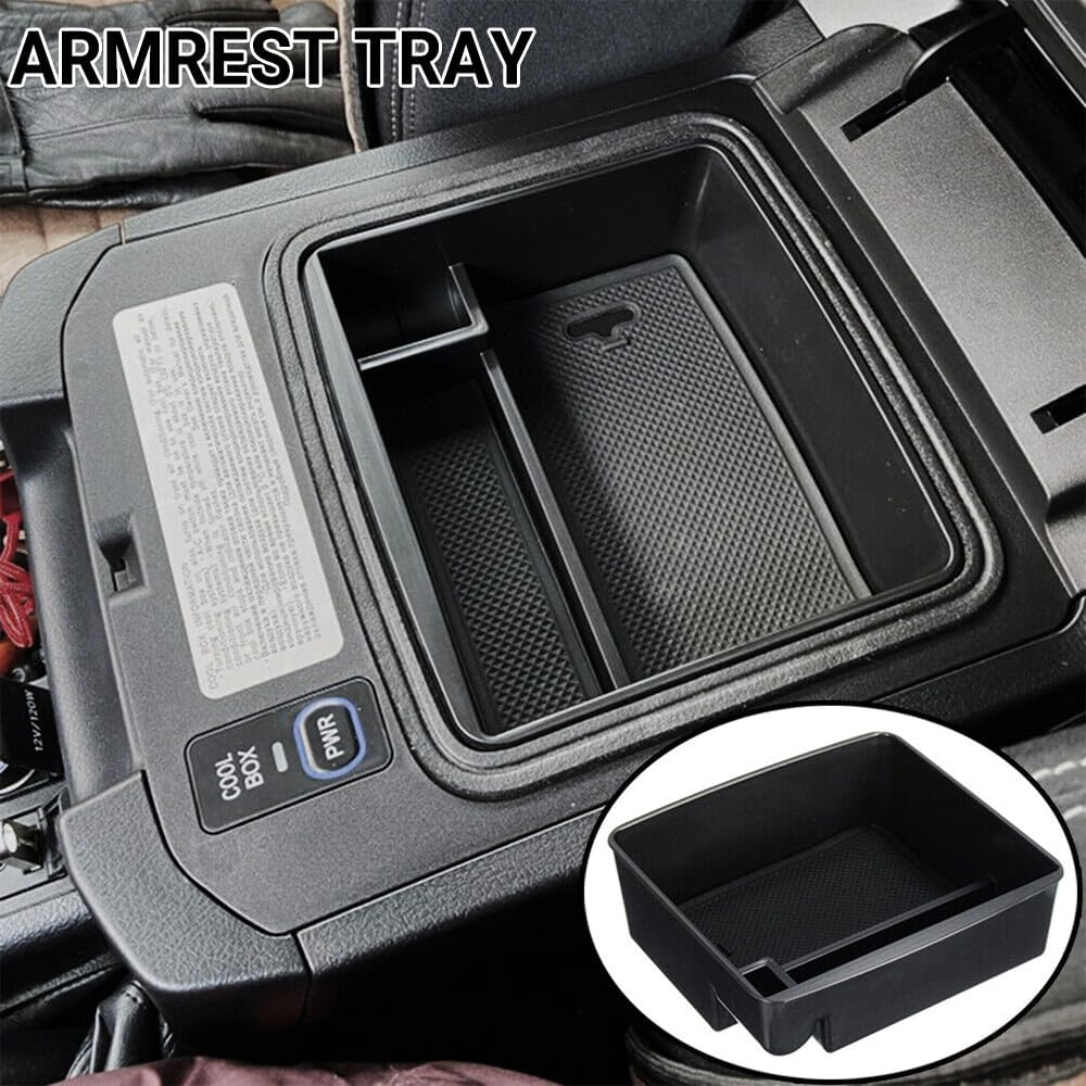 Armrest Storage Box Pallet Tray for Toyota Land Cruiser Prado J120 2004-2021 image number 2