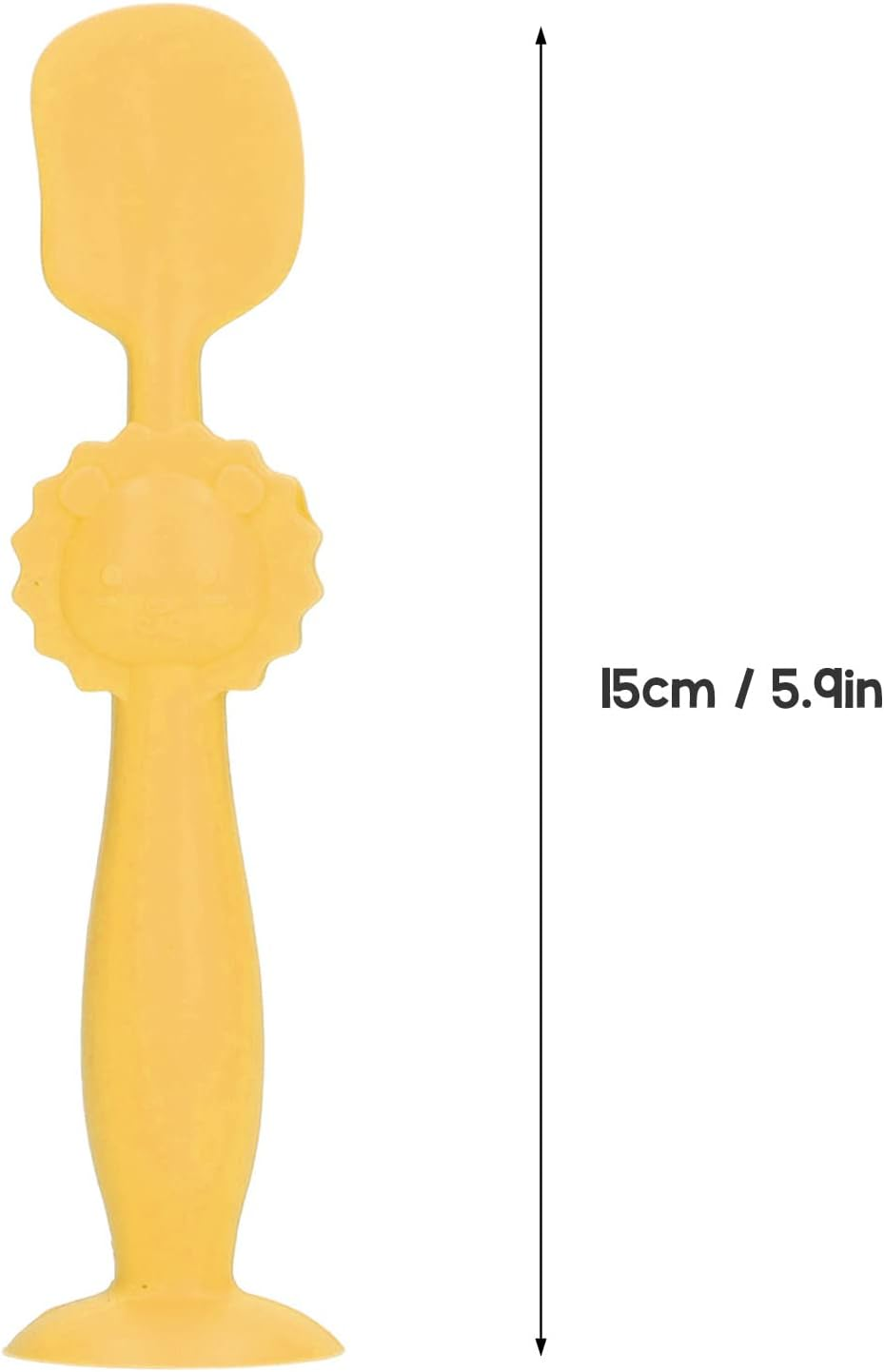 Diaper Cream Spatula, Mini for Butt Paste Diaper Cream, Soft Silicone Baby Butt Cream Diaper Cream Applicator, Rash Cream Butt Paste Spatula Baby Necessities (Yellow) image number 1