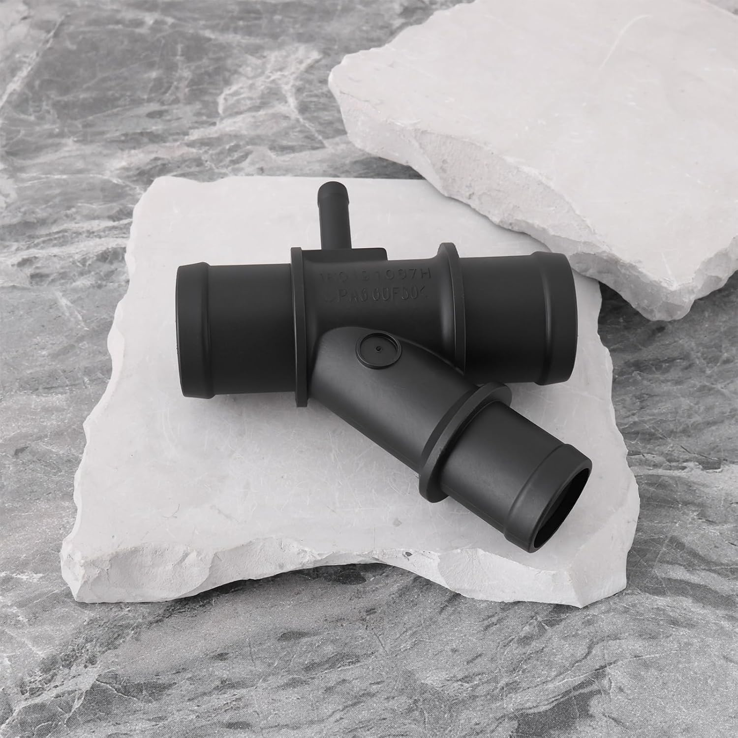 2Pcs Cooling System 4 Way Distributor Pipe 1K0121087H Compatible with VW Compatible with Audi image number 1