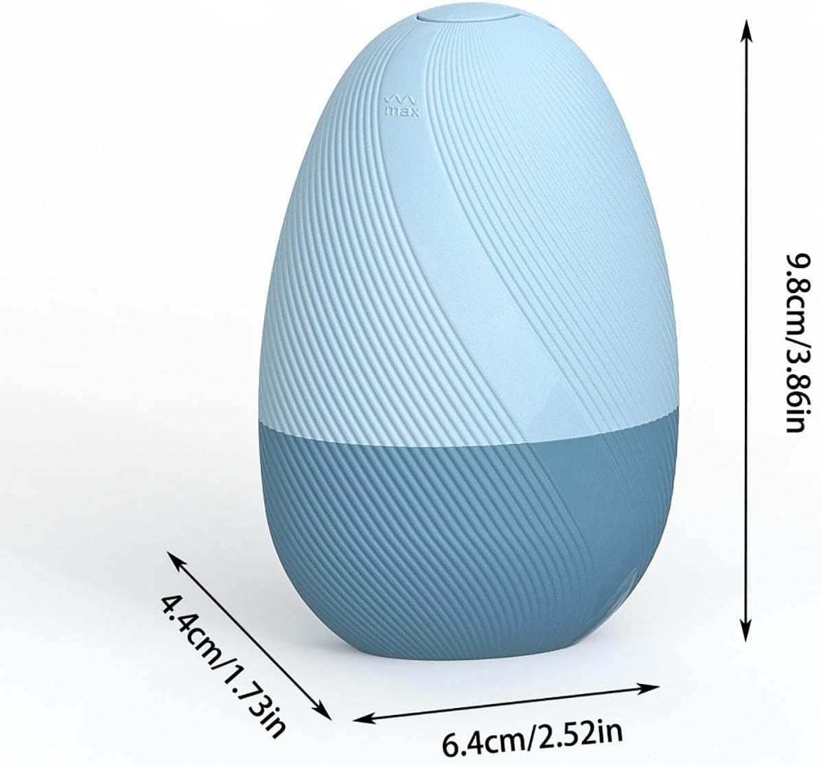 EOMECUIGAO Ice Cube Roller Massager for Face Silicone Ice Roller Massage Lift Firm & Brighten Face(Blue) image number 4