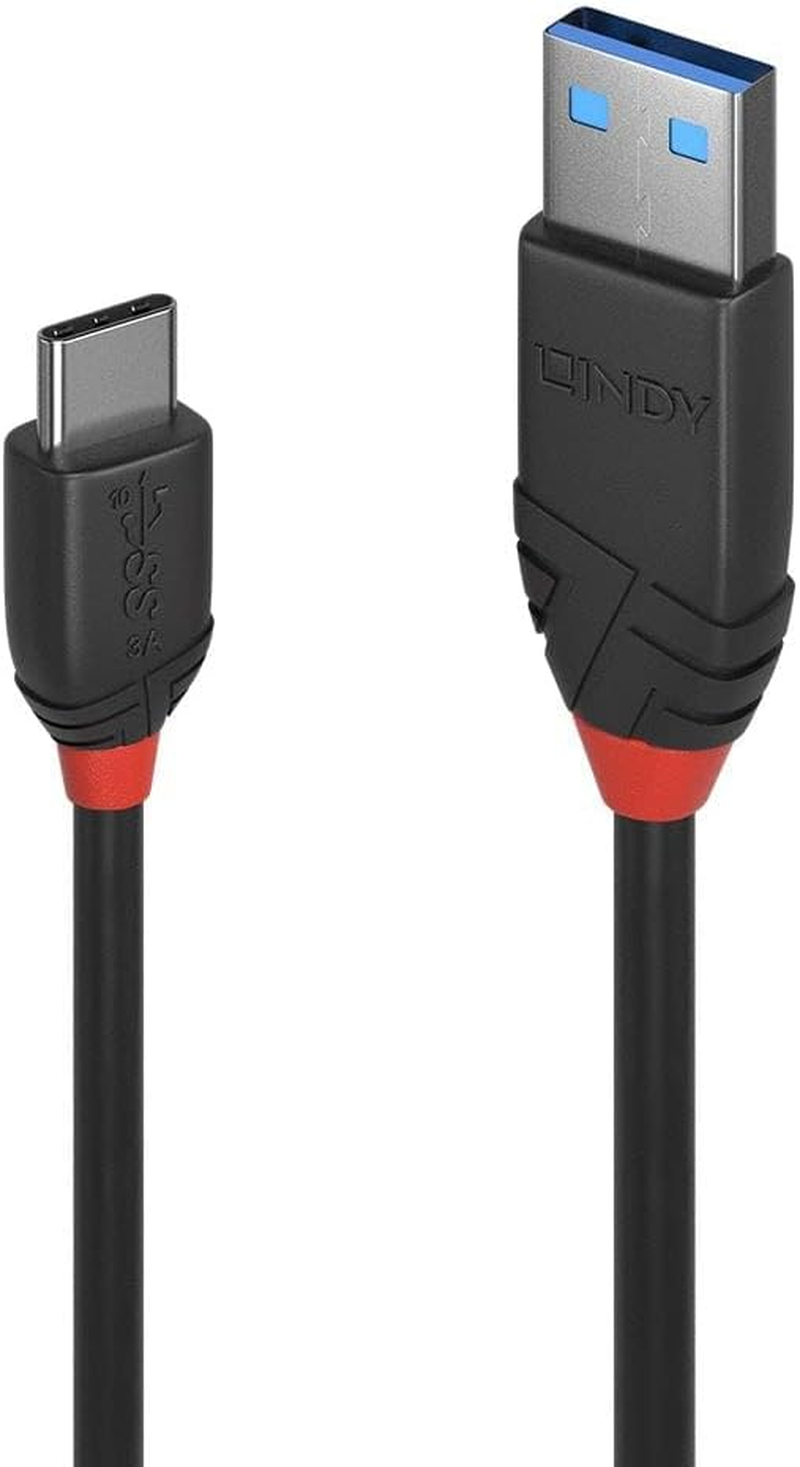 0.15 M USB 3.1 Type C to a Cable, Black Line image number 1