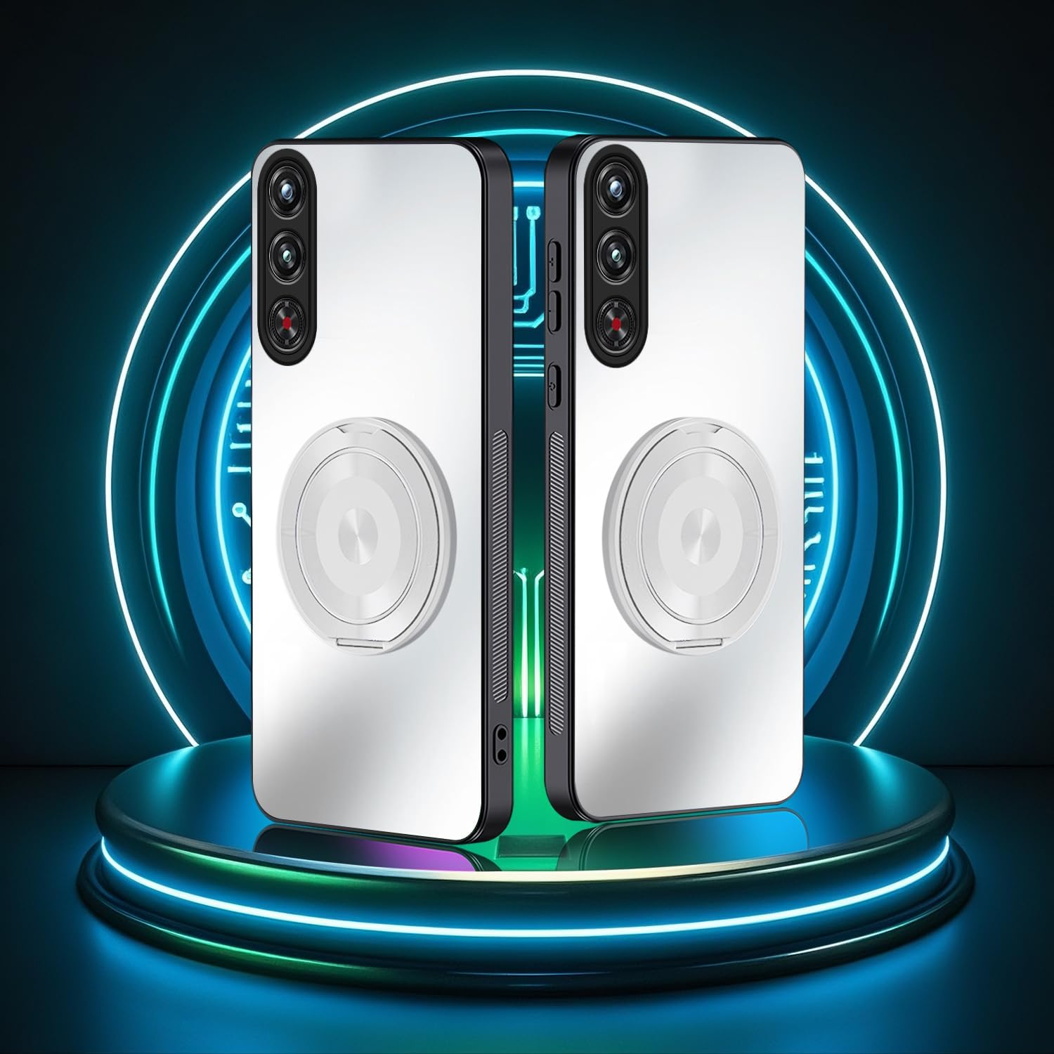 Anlalish Mobile Phone Case Compatible with Redmagic 10 Air, Silicone Matt, Slim Protective Case for ZTE Nubia Red Magic 10 Air with Magnetic Holder, Cover Accessories, Shockproof, Scratch-Resistant image number 5