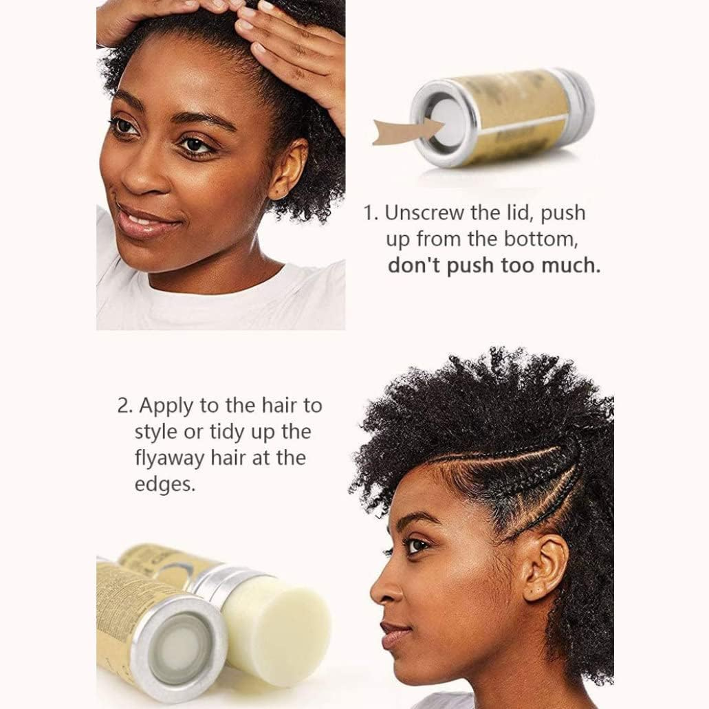 Hair Gel Stick Hair Wax Stick Professional Broken Hair Shaping Gel Hairstyling Moisturizing Wax 75G,Hairfeel Stick image number 2