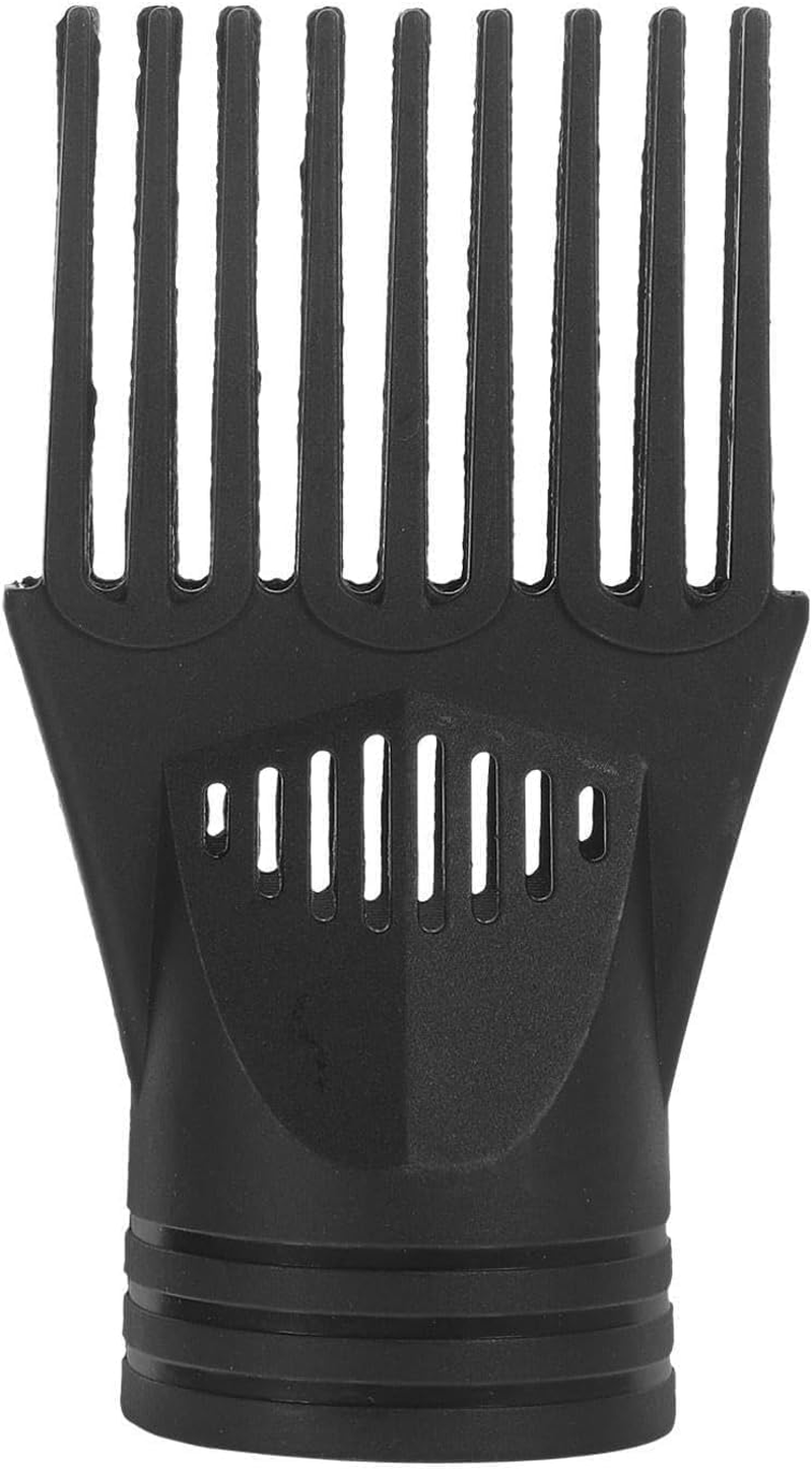 Black Hair Dryer Comb Nozzle Plastic Hairdressing Salon Hair Dryer Blow Comb Attachment Hair Styling Nozzle Tool Nice and Fashion Salon Tool Styling Tools image number 3