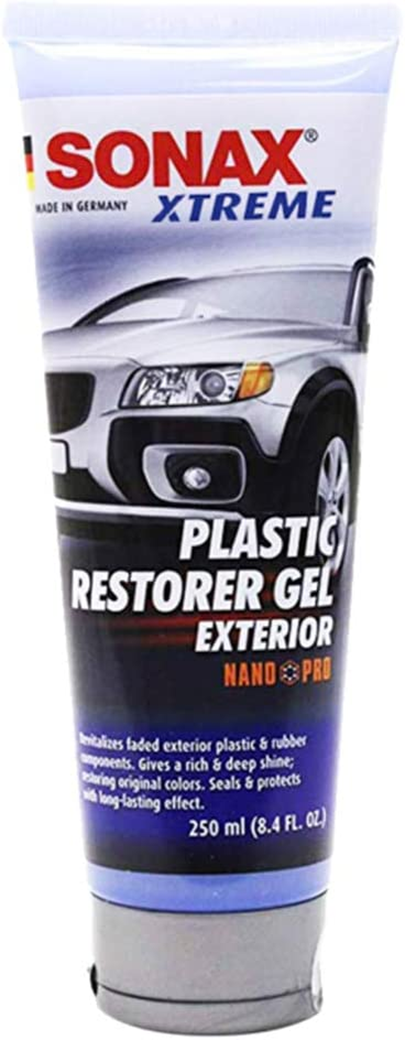 SONAX Australia Xtreme Plastic Restorer Gel Exterior Nano Pro Car Care 250Ml image number 3