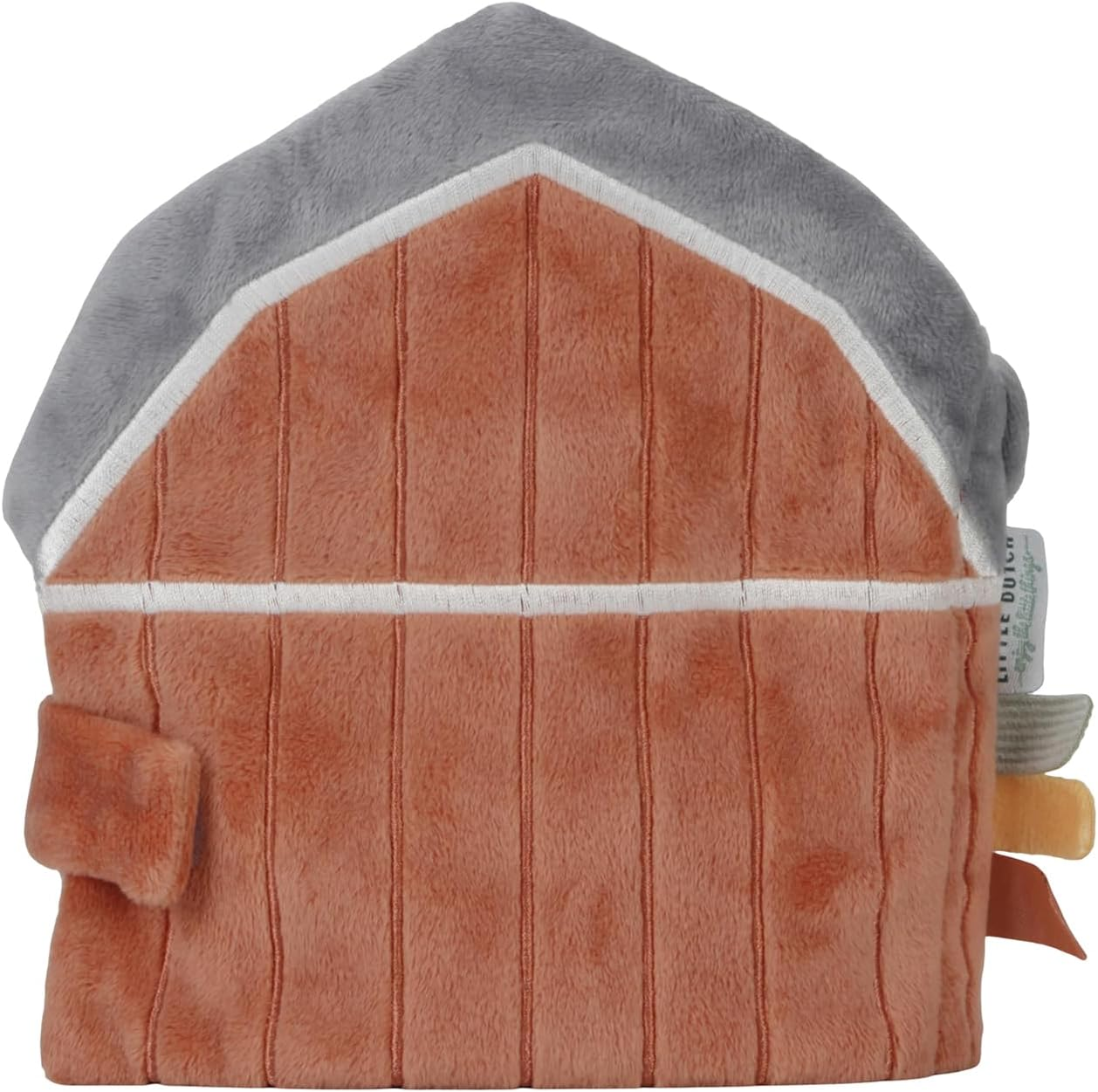 Little Dutch Little Farm Soft Activity Book - Toy - Activity Book - Newborn, Infant - Mirror, Rattle, Labels image number 6