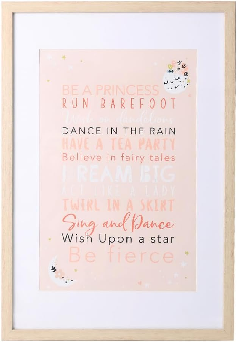 Splosh Baby Framed Glass Print, Pink, 43 X 63 Cm image number 1