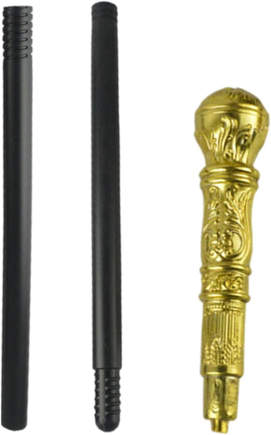 Elegant Prop Stick Dress Pimp Canes | Cane Scepter Walking Wand for Halloween Cosplay King - Festival King Cosplay Scepter Toy, Halloween Photo Prop Accessory Decorations for Kids Adults Puchen