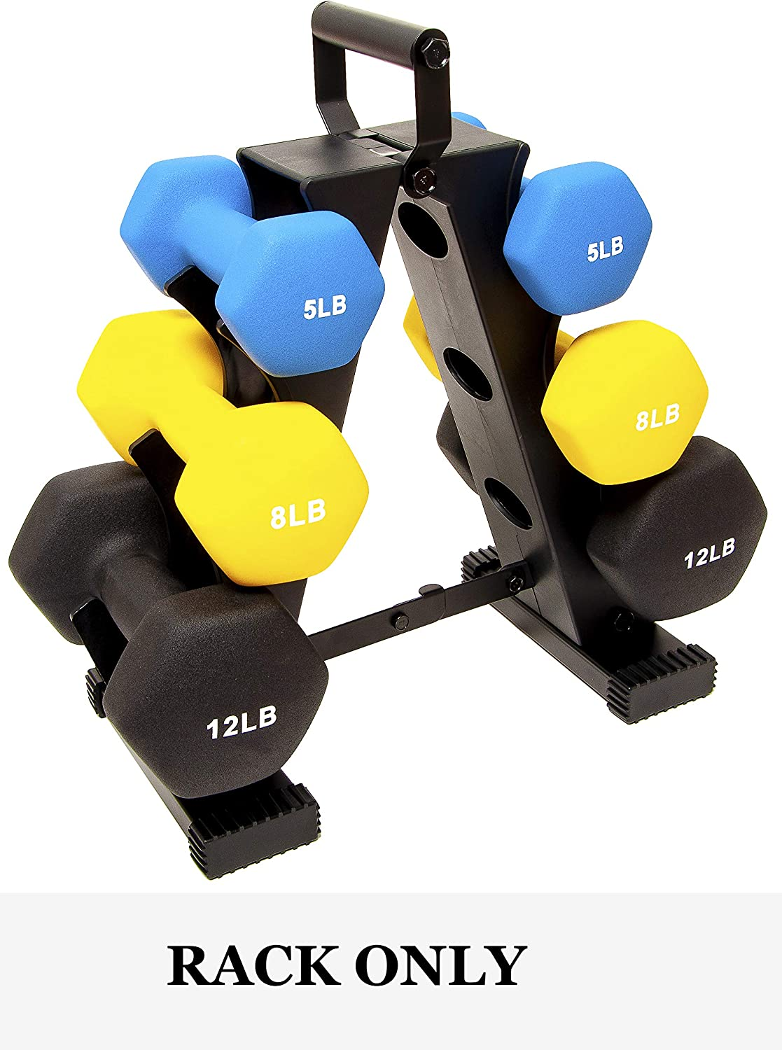 Signature Fitness Dumbbell Rack Multifunctional Weight Stand for Home Gym