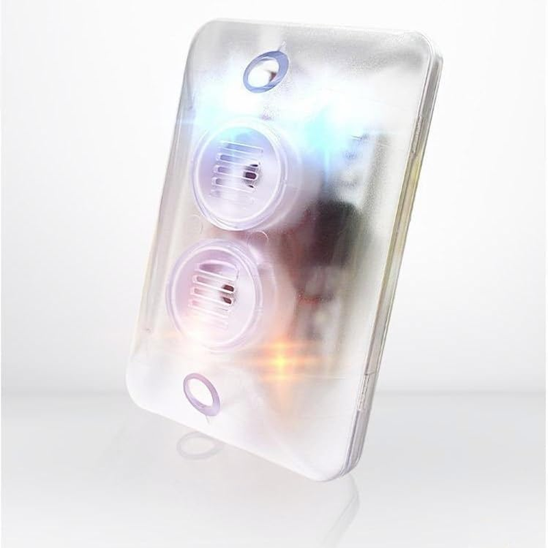 Taikuwu 120Db Strobe Siren Alarm - 220V AC Dual Red & Blue Flashing Lights, Fire Emergency Alarm for Public Safety, Warehouses, Schools (ABS Housing, Wall-Mounted) image number 3