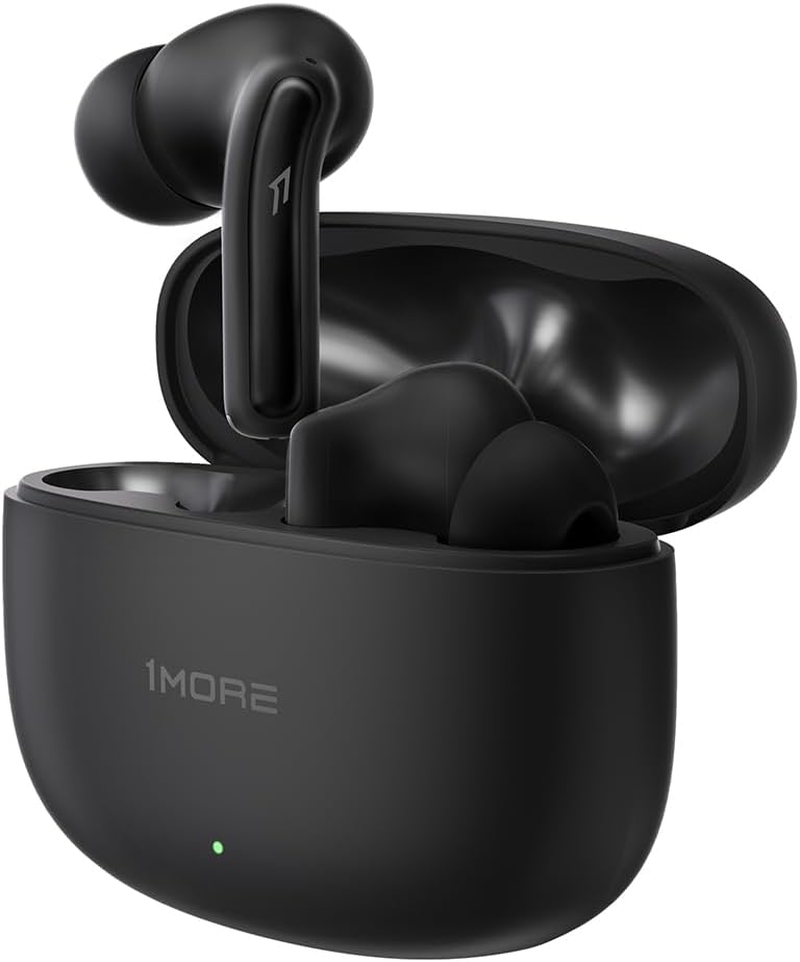 1MORE Q21 Wireless Earbuds, Noise Cancelling Headphones, Aerospace-Grade Driver, 4 MIC ENC for Crystal-Clear Calls, Dual-Device Connection, 6 EQ Presets, Bluetooth 5.4, IPX5, LDAC (Black)