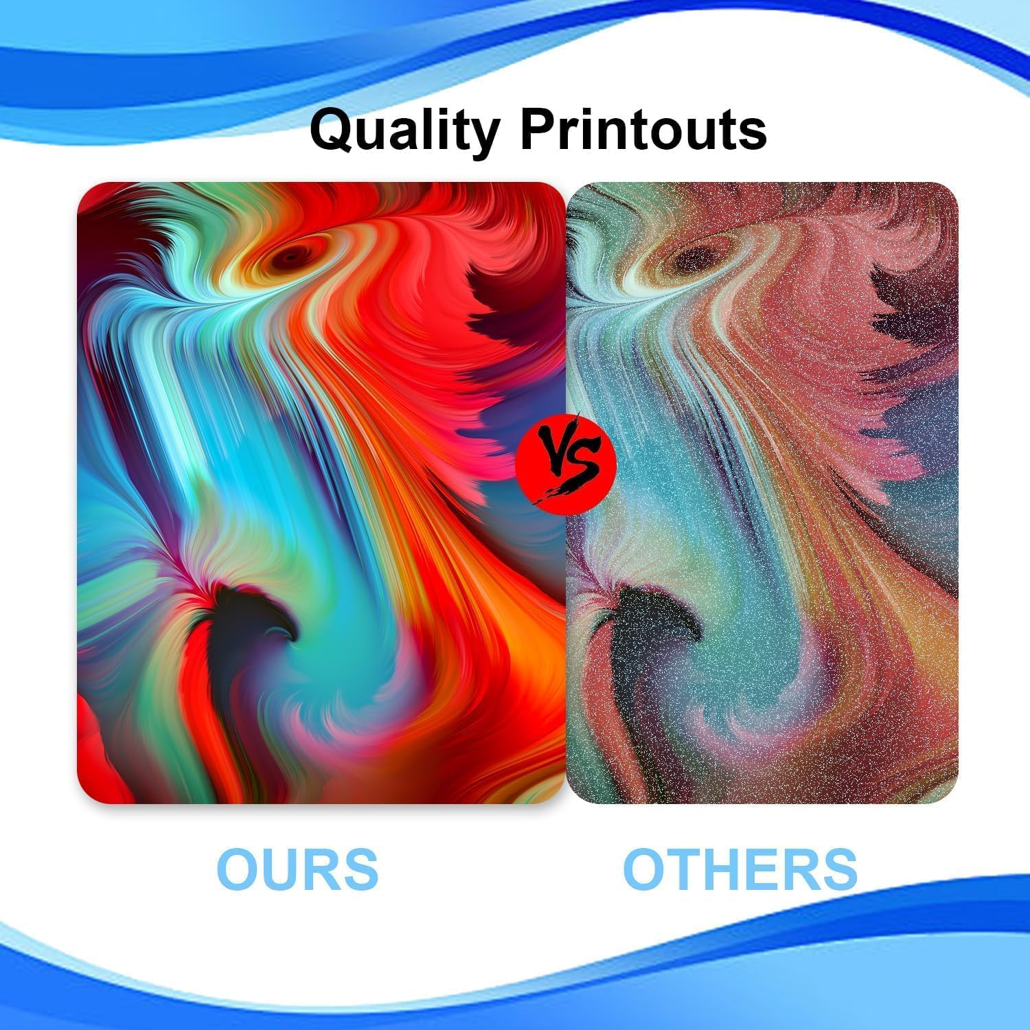 67XL Ink Cartridge Black and Color Combo Pack Replacement for HP Ink 67 67XL for 2700 2722E 2723E 2755E 2800E 2820E 4100E 4155E 6034E 6400 6055 6420E 6052 6455E 6458 6475 Printer(1 Black 1 Tri-Color) image number 3